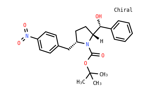 1,1-Dimethylethyl (2R,5S)-2-[(R)-hydroxyphenylmethyl]-5-[(4-nitrophenyl)methyl]-1-pyrrolidinecarboxylate